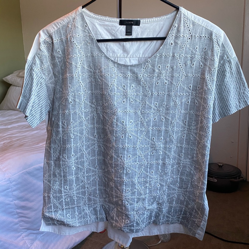 J.Crew Laced Blouse